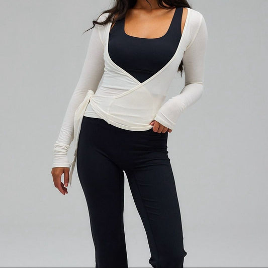Ballet Wrapped Blouse
